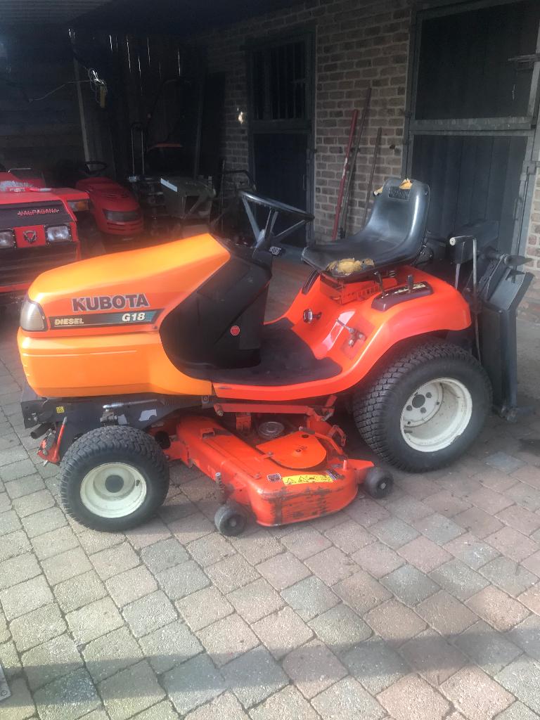 Zitmaaier Kubota G18 diesel, Ophalen, Gebruikt, Elektrische starter, Kubota