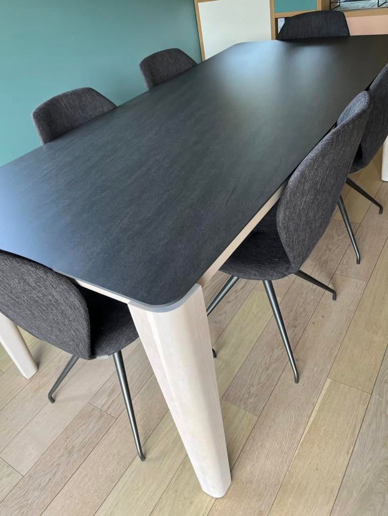 Table Mobitec Oxford, Maison & Meubles, Chêne, 75 cm ou plus, 200 cm ou plus, Comme neuf