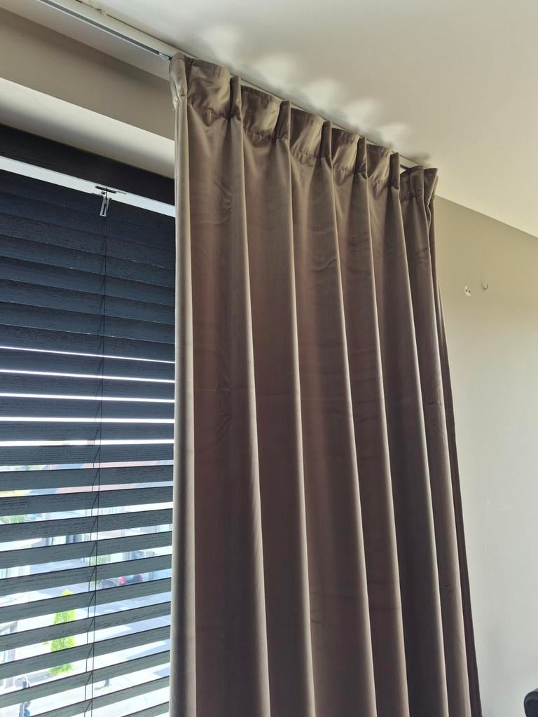 Fluwelen gordijnen 15 stuks 140x300cm, Ophalen, Gebruikt, 100 tot 150 cm, 200 cm of meer