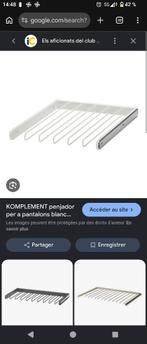 Porte pantalons Blanc Pax ikea, Maison & Meubles, Armoires | Autre, Enlèvement, Comme neuf