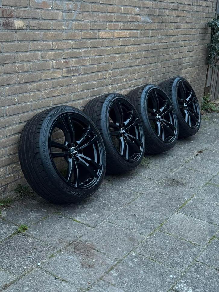 Jantes Audi A3 18 pouces d'origine de bons pneus Continental, Autos : Pièces & Accessoires, Pneus & Jantes, Pneus et Jantes, Pneus été