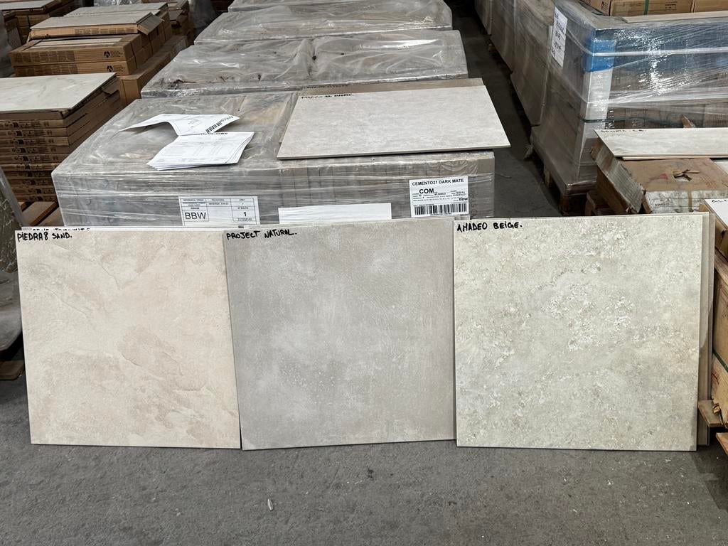 Carrelage 60x60 plusieurs coloris, Bricolage & Construction, Enlèvement ou Envoi, Comme neuf