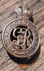 Insigne de casquette de cavalerie anglaise de la Première Gu, Enlèvement ou Envoi