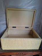 Rieten opbergkist, Ophalen, Minder dan 50 cm, Minder dan 50 cm, Zo goed als nieuw