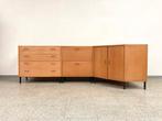 Vintage dressoir/sideboard/modulaire wandkast 1960's, Huis en Inrichting, Kasten | Wandmeubels, Gebruikt, Minder dan 100 cm, Met deur(en)