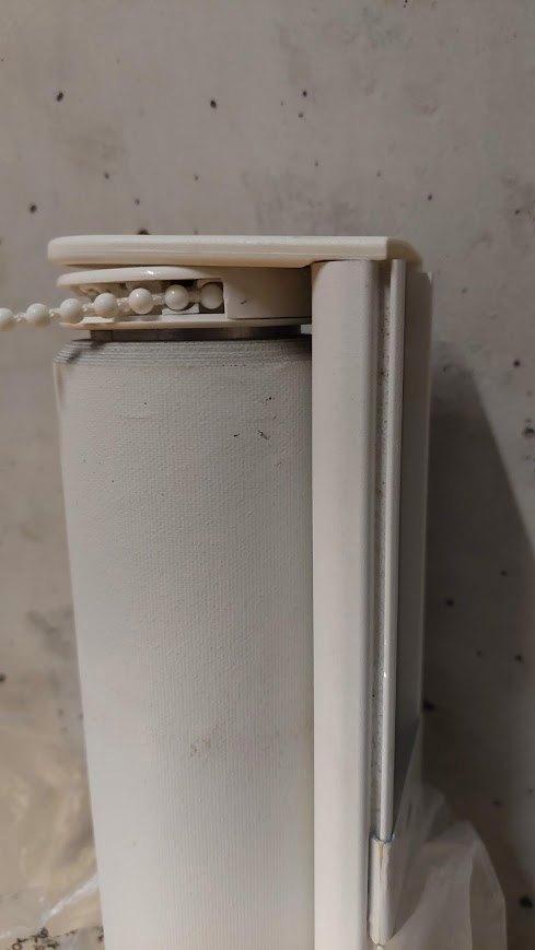 verduister gordijn, Huis en Inrichting, Stoffering | Gordijnen en Lamellen, Zo goed als nieuw, Wit, Ophalen