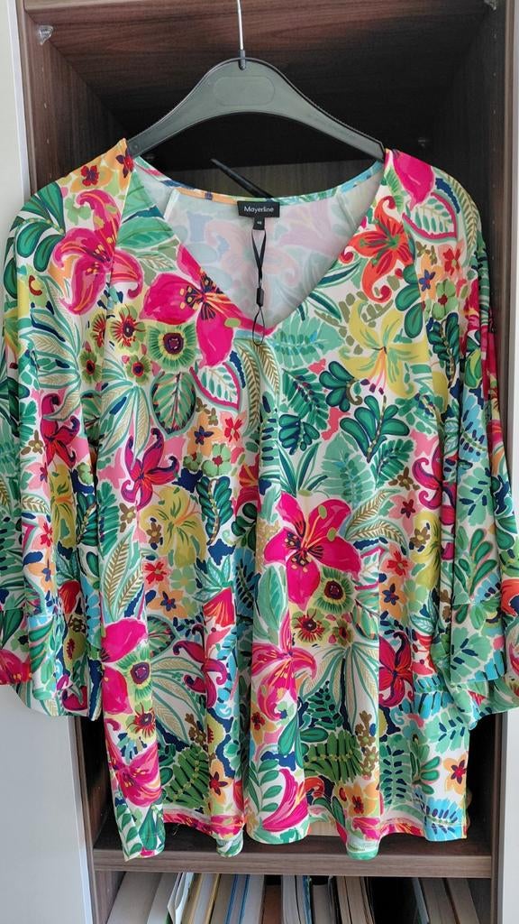 Mayerline t-shirt maat 46, eerder 44., Mayerline, Ophalen of Verzenden, Maat 42/44 (L), Overige kleuren