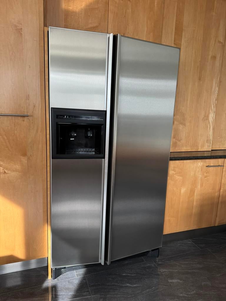 Amerikaanse koelkast Amana, Elektronische apparatuur, Koelkasten en IJskasten, Ophalen, 150 tot 200 liter, Gebruikt, 60 cm of meer