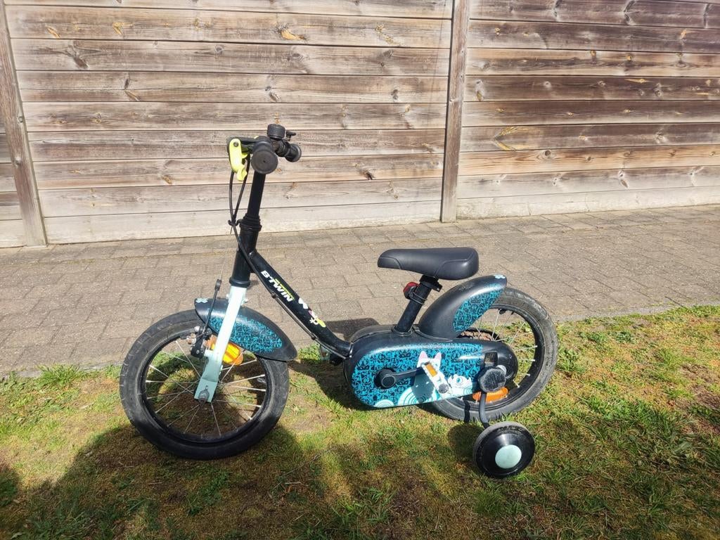 Kinderfiets BTWIN Minimonsters 500.
14 inch. In goede staat, Fietsen en Brommers, Ophalen