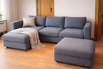 IKEA VIMLE zetel met chaise longue met opbergruimte en poef, Ophalen, Gebruikt, Stof