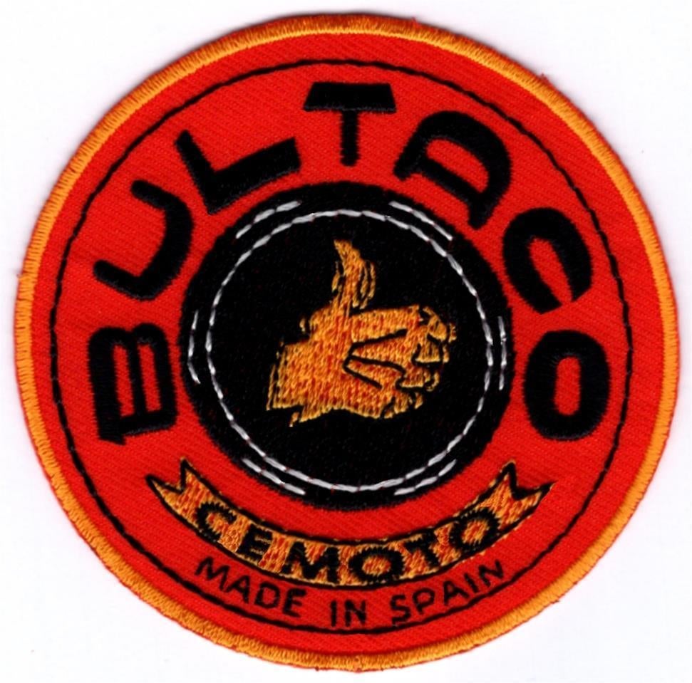Bultaco Cemoto stoffen opstrijk patch embleem, Motoren, Accessoires | Overige, Nieuw, Verzenden
