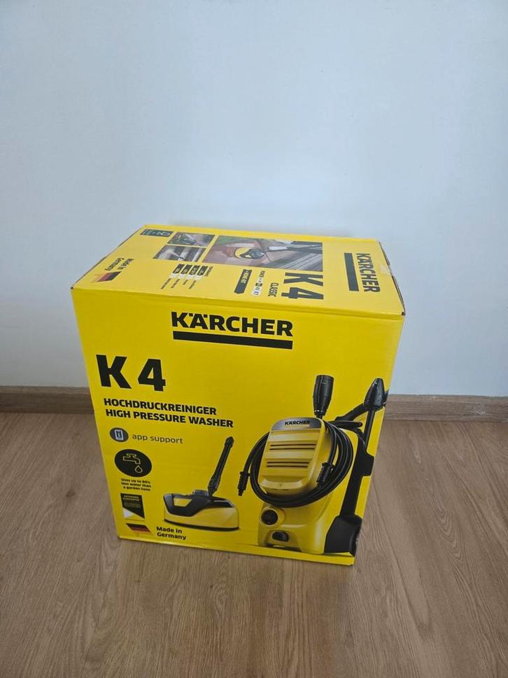Kit Kärcher K4 Classic + HM Neuf en boîte fermée + facture, Bricolage & Construction, Matériel de nettoyage, Enlèvement