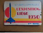 Mapje met 10 postkaarten, Expo Liège 1930, Enlèvement ou Envoi, Non affranchie, Liège