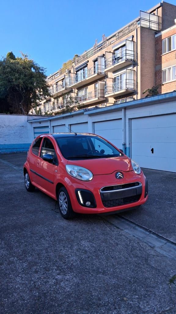 Citroën c1 essence année 2014 demande d immatriculation, Autos, Rouge, Euro 5, Achat, Boîte manuelle