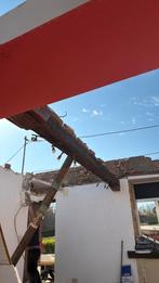 Poutre et chevrons en chene ancien, Bricolage & Construction, Bois & Planches, Enlèvement, Comme neuf, Poutre