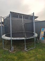Trampoline domynos, Ophalen, Gebruikt