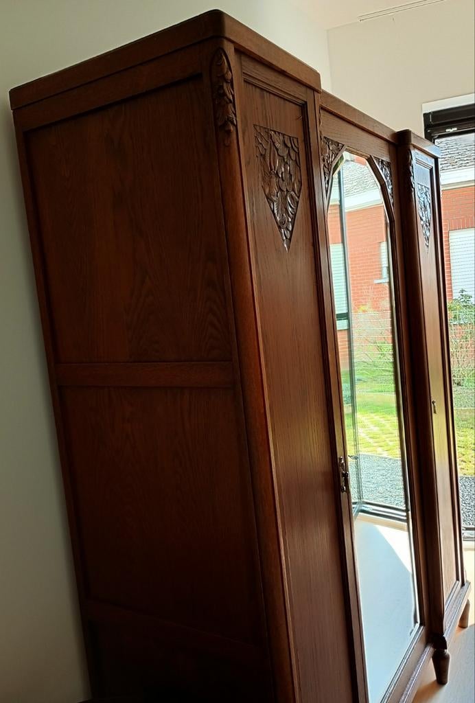 Vintage Art Deco kledingkast, Antiek en Kunst, Antiek | Meubels | Kasten, Ophalen