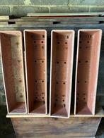 4 jardinieres en plastique, Enlèvement, Utilisé