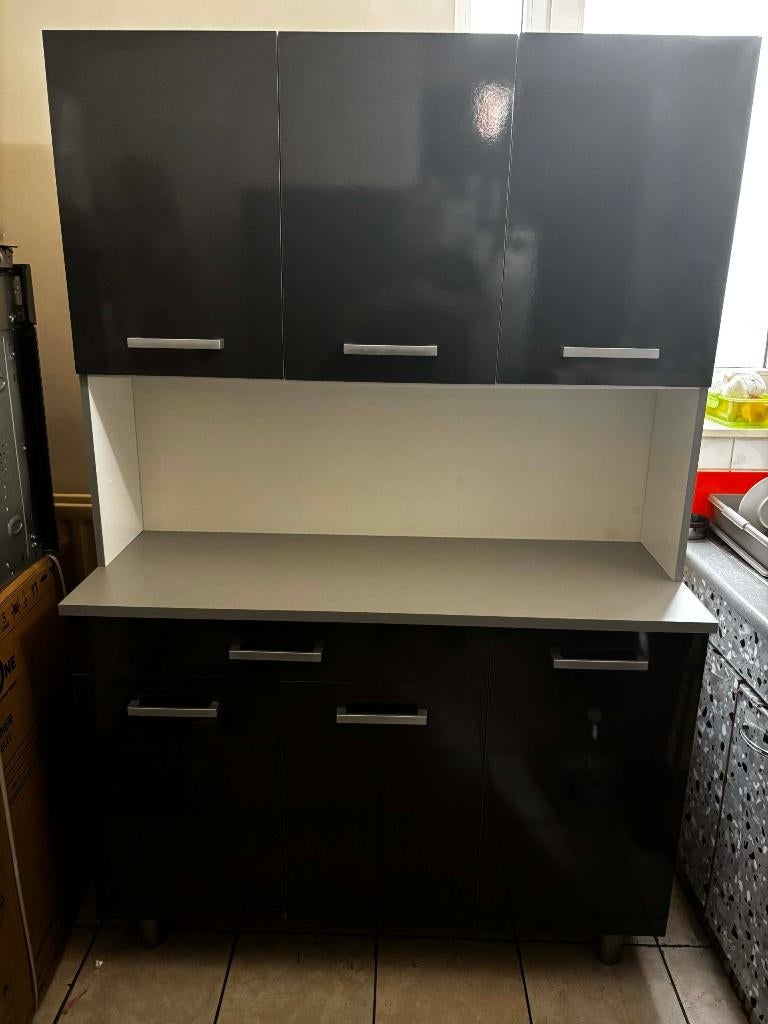 Buffet cuisine, Maison & Meubles, Armoires | Buffets, 25 à 50 cm, Avec tablette(s), Comme neuf, 100 à 150 cm