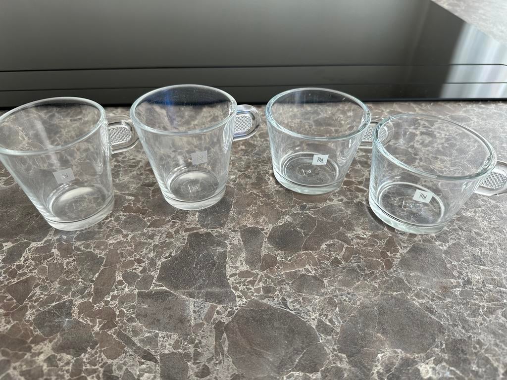 Nespresso tasjes, Ophalen, Gebruikt, Glas