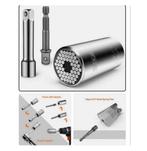 Tacklife - Universele Grip Dopsleutel 7-19mm dop opzetstuk, Ophalen of Verzenden, Nieuw