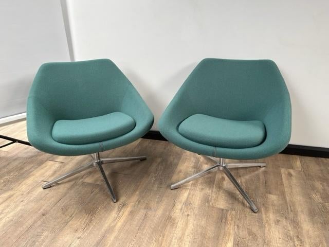 Allermuir fauteuil A640 (Blauw), Huis en Inrichting, Zitzakken, Blauw, Ophalen