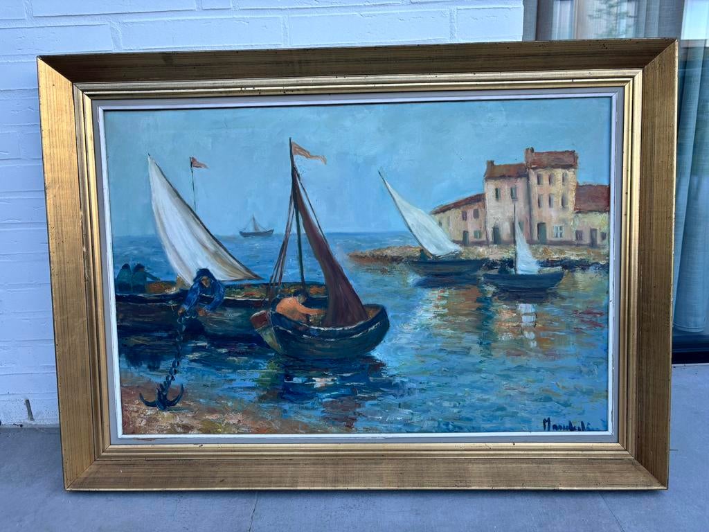 Schilderij op doek 104cm op 75cm, Enlèvement