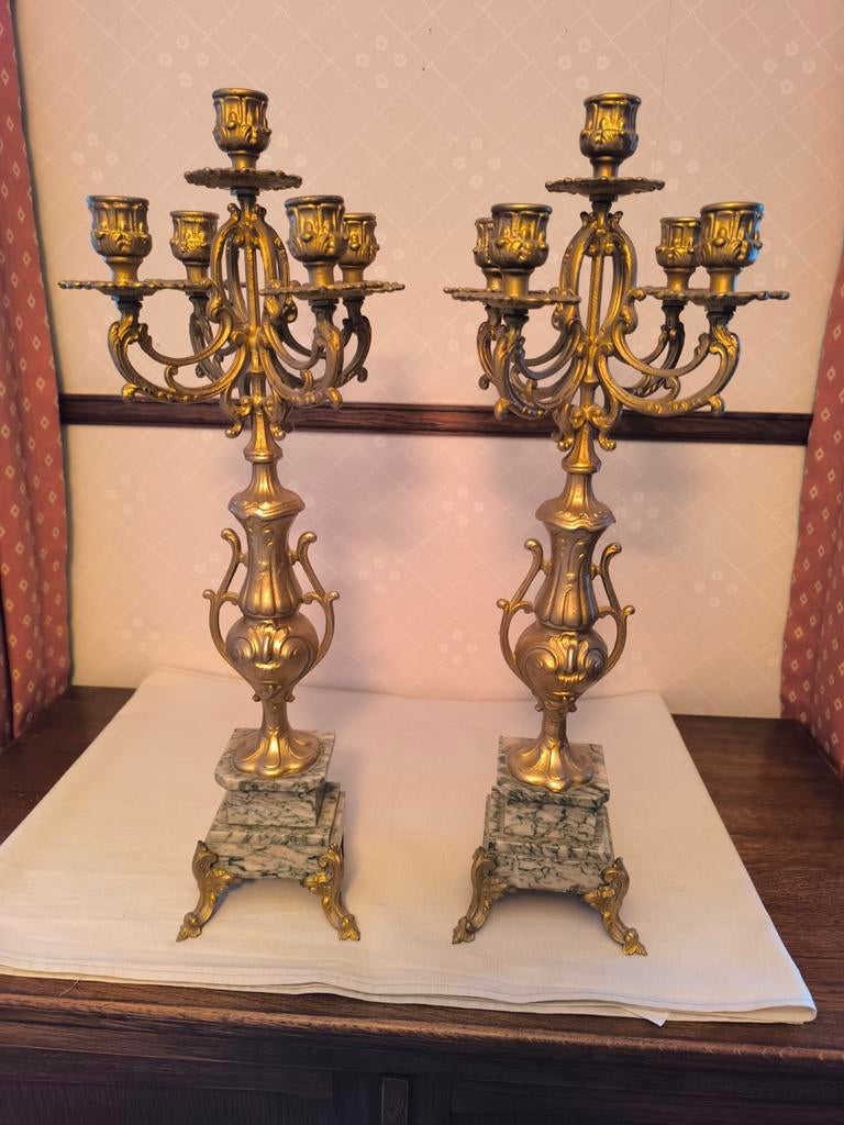 Oude kandelaars, Antiek en Kunst, Ophalen