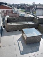 TERRASZETEL, Tuin en Terras, Ophalen, Rotan, Zo goed als nieuw, Tuinset