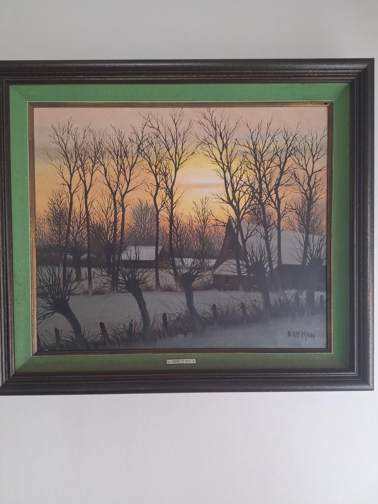 Schilderij van Andre Deman, Ophalen