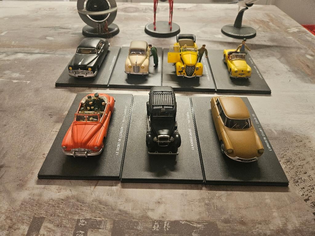 figurine et voiture blake et mortimer, Enlèvement, Voiture