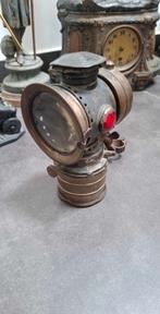 Koper fietslicht antiek, Antiek en Kunst, Ophalen of Verzenden, Koper