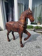 Statue de cheval en bois vintage authentique - Décoration sc, Statue, Bois, Enlèvement ou Envoi, Fait main