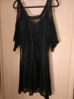 Zomerkleedje in kantlook zwart, Kleding | Dames, Jurken, Zwart, Maat 42/44 (L), Ophalen of Verzenden, Zo goed als nieuw