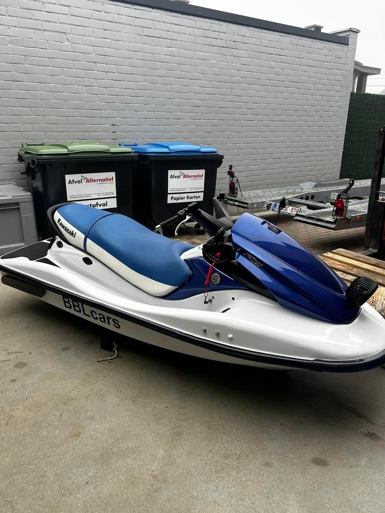 Jetski kawasaki met onderstel sym 125, Ophalen