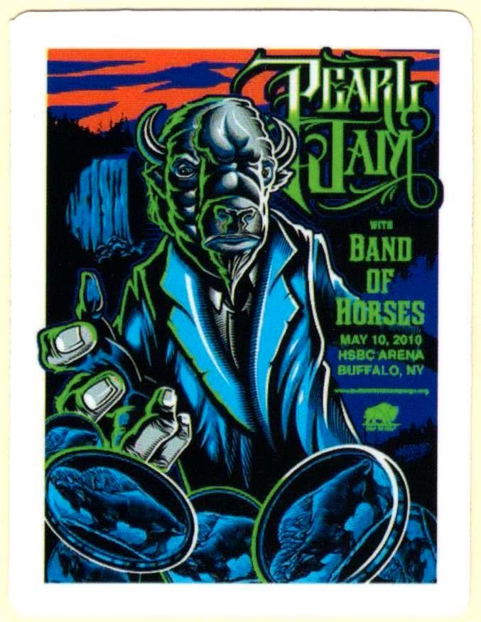 Pearl Jam sticker #7, Verzamelen, Muziek, Artiesten en Beroemdheden, Nieuw, Verzenden