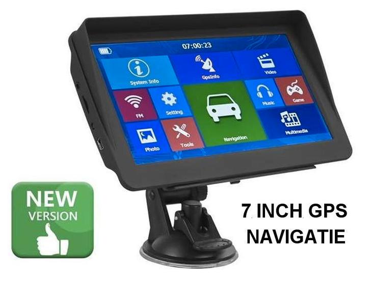 Nwe 7 inch GPS Navigaties voor Auto, Camper en Vrachtwagen, Auto diversen, Autonavigatie, Nieuw, Ophalen of Verzenden