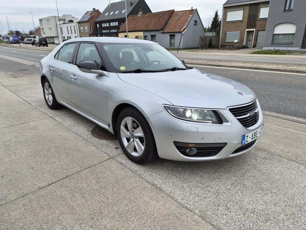SAAB 95NG 1.9TiD - Automat, Auto's, Saab, Zwart, Leder, Bedrijf, Zilver of Grijs