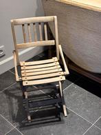 Antiek vouwbaar kinderstoel in eik, Antiquités & Art, Antiquités | Autres Antiquités, Enlèvement ou Envoi