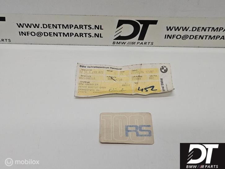 Sticker SILBER 100RS BMW-Motorrad R 100 RS 52531235872, Auto-onderdelen, Overige Auto-onderdelen, Nieuw, Ophalen of Verzenden