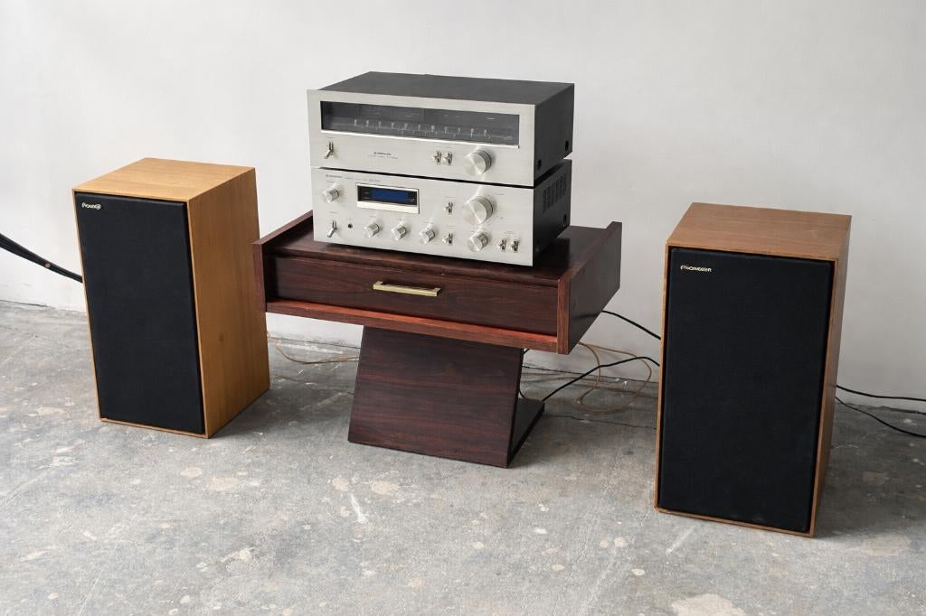 Pioneer „Blue Line” vintage hifi-set uit 1970, Gebruikt, Microset, Ophalen of Verzenden, Pioneer
