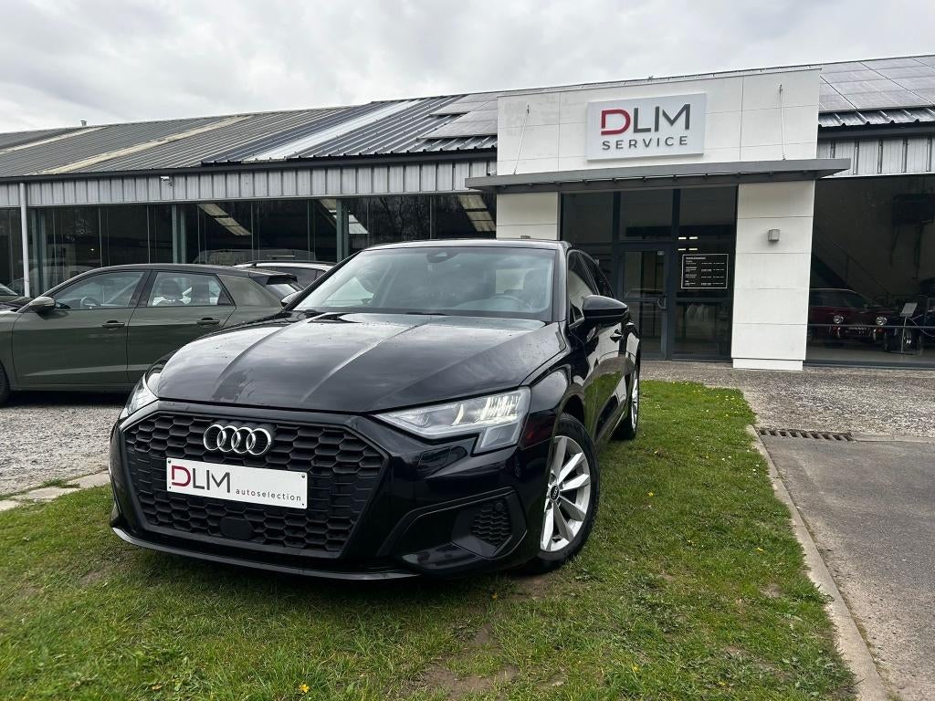 Audi A3 Business Edit Tsi Stronic lederen GPS CarPlay 08/21, Auto's, Audi, Zwart, Leder, 5 zetels, 5 deurs