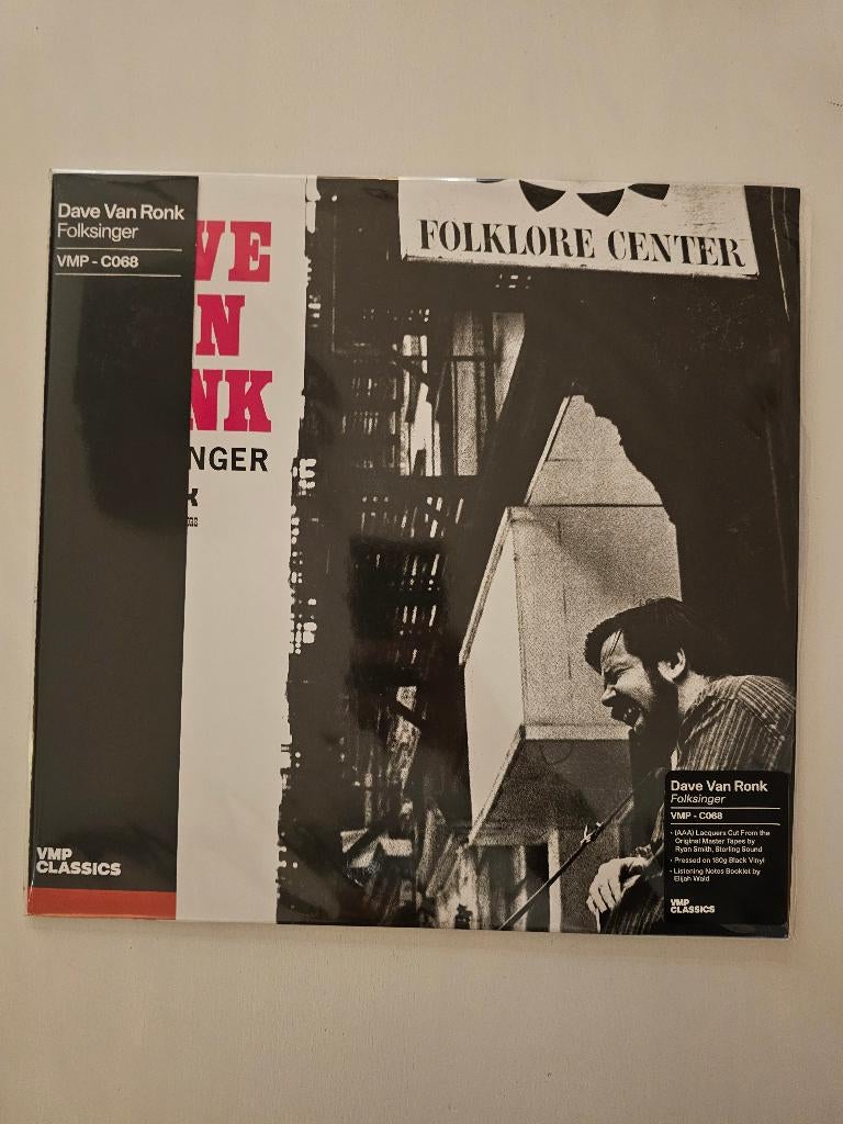 Dave Van Ronk - Folksinger - vinyl, Cd's en Dvd's, Vinyl | Country en Western, Nieuw in verpakking, 12 inch, Ophalen of Verzenden