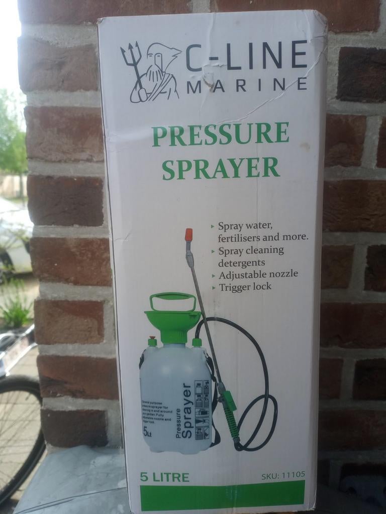 Drukspuit 5L – nieuw (nooit gebruikt), Tuin en Terras, Ophalen