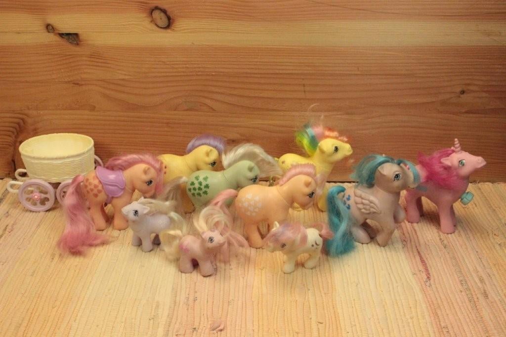 Vintage 10 stuks My Little pony G1, Ophalen of Verzenden, Gebruikt