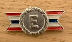 WW2 "E" Production Award US Army Navy Sterling Enamel Pin, Collections, Enlèvement ou Envoi