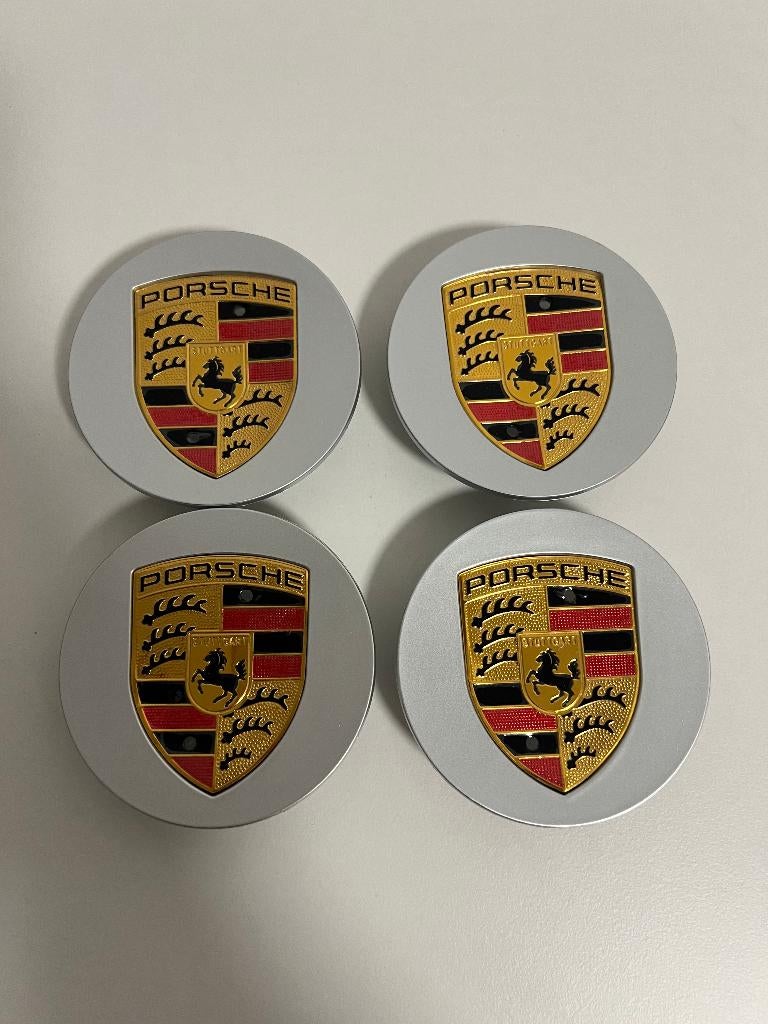 Capuchon de moyeu Porsche argenté 76 mm, Autos : Divers, Enjoliveurs, Neuf, Envoi
