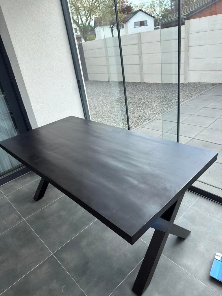 Brinker New Stalvi Eettafel | 180 x 90 cm, Huis en Inrichting, Ophalen, 50 tot 100 cm, Zo goed als nieuw, Vijf personen of meer