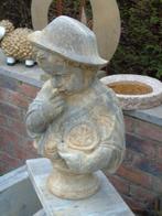 Buste d un garçon en pierre bleu , arduin, Enlèvement, Neuf