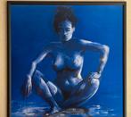 Peinture 100x100cm, Antiquités & Art, Art | Peinture | Moderne, Enlèvement